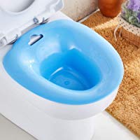 EasyBravo Sitz ba&ntilde;o sobre el inodoro ba&ntilde;o perineal para alivio hemorroideal, ideal para pacientes postepisiotom&iacute;a, para mujeres embarazadas, para ancianos