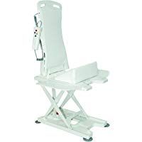 Drive Medical Bellavita - Asiento elevador para ba&ntilde;o (con funda), color blanco