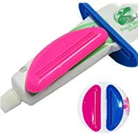 Dispensador de pasta de dientes, Creative Tubo de crema facial limpiador altavoz 2pcs