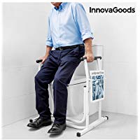 InnovaGoods IG115694 Soporte de seguridad con revistero para inodoros