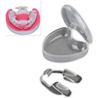 MINGRONG Diente Muela Silicona Dental Protector bucal Deportes Bruxismo Tablilla Noche Diente Correcci&oacute;n Dientes Molienda Moldeable Herramienta de ayuda para dormir