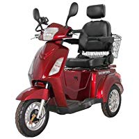 GreenPower - Ciclomotor el&eacute;ctrico con 3 ruedas, color rojo