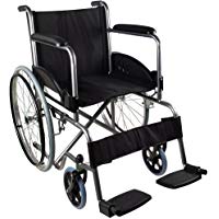 Mobiclinic Silla de Ruedas Plegable | autopropulsable | Ancho Asiento 46 cm | Negro | Alcazaba