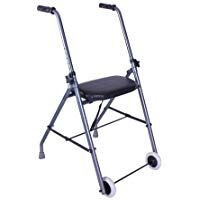 Andador de aluminio muy ligero y plegable | F&aacute;cil uso y transporte | Caminador para adultos, personas mayores y ancianos