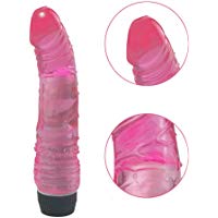 Consolador LZYD masaje poderoso, tacto real, color rosa