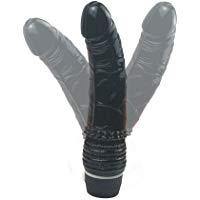 LZYD Palo de masaje poderoso femenino, tacto real, mu&ntilde;eco negro