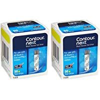 Contour-Next Bayer Blood Glucose Test Strips, 100 Count