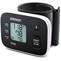 OMRON RS3 Intelli IT - Tensi&oacute;metro de mu&ntilde;eca con conectividad Bluetooth para uso dom&eacute;stico o externo, color negro