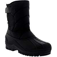 Polar Hombre Correa De Nylon Pato Nieve Invierno Lluvia Al Aire Libre Botas