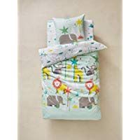 Vertbaudet Juego de Funda n&oacute;rdica + Funda de Almohada Infantil African Safari