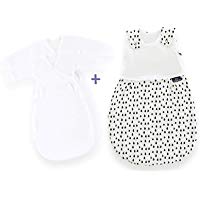 Tr&auml;umeland s0102652&nbsp;Saco de dormir Juego liebmich gota Negro 3&nbsp;piezas 50/56, multicolor