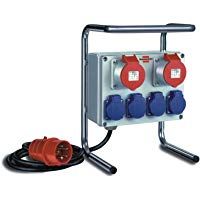 Brennenstuhl 1153750 TPF Comercial 0007690170015-Caja de distribucion electrica (H07RN-F5G4, 2m), Negro