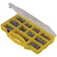 Silverline 566041 - Juego de tornillos con cabeza redonda autoroscantes 750 pzas