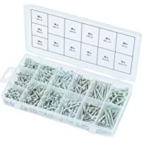KS Tools 970.0420 - Cabeza de bola Parker tornillos surtido, M4x1 / 2"-M10x1.1/4", 550 piezas