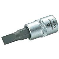 TOOLCRAFT Steckschl&uuml;ssel-Einsatz 6,3 mm (1/4 ) con 5,5 mm Schlitz-Bit 816062 L&auml;nge 37 mm