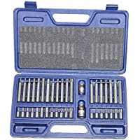 AERZETIX: Juego de 40 puntas de atornillar profesional Torx, 6/12 caras alta calidad C3758