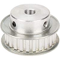 censhaorme XL 25 Dientes Di&aacute;metro 8 mm de aleaci&oacute;n de Aluminio Rueda de polea s&iacute;ncrona DIY Modelo de 10 mm Accesorio para Correas dentadas