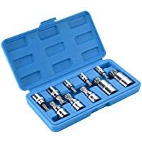 SANDS Unidad XZN Triple Ranura Spline Enchufem&eacute;trico m4-m18 S2 Acero 10 piezas 3/8" 1/4" 1/2"