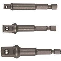 HIKOKI tools - Juego adaptadores hexagonal llave vaso(3u)