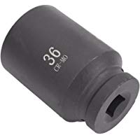 CCLIFE 12 caras 36mm 1/2' llaves de vaso,Vaso impacto hexagonal Classic