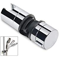 Soporte de ducha Joyoldelf Ajustable 18-25mm ABS Cabezal de ducha Deslizante Repuesto para cabezal Cursor Brazo de sujeci&oacute;n 360&deg; Rotar Bracket, Cromado