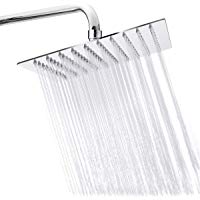 TAPCET ducha/alcachofa de la ducha Alcachofas fijas para ducha 304 acero inoxidable ,8 pulgada Ultra-delgado inyector de ducha per cuarto de ba&ntilde;o