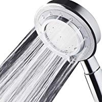 Cabezal de ducha, ducha de ba&ntilde;o universal de alta presi&oacute;n de ahorro de agua Funci&oacute;n de 3 modos de pulverizaci&oacute;n Cabezal de ducha de mano para piel seca y cabello de Nosame