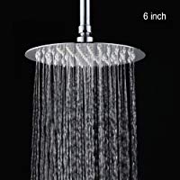 SDYDAY 6 &ndash; 8 Pulgadas Ba&ntilde;o Agua Lluvia Spray Cabezal de Ducha, Overhead Redondo Cuadrado Acero Inoxidable Superior pulverizador Grande Alta Presi&oacute;n Boquilla de Ducha