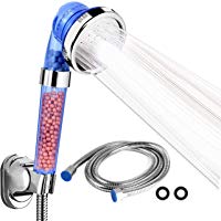 Alcachofa de Ducha de Mano,Etmury Conjunto de cabezal de ducha y manguera, Cabezal de ducha de mano Ionic Filtro con 1.5M Manguera de ducha antichispa para ba&ntilde;o