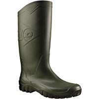Dunlop K680011 PVC KNIELAARS - botas de goma sin forro con ca&ntilde;a media de goma Unisex adulto