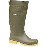 Dunlop - Botas de agua estilo Wellington de PVC modelo Universal para hombre
