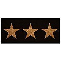 Aramis - Felpudo 30x70 stars black c10