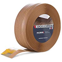 HOLZBRINK Rodapi&eacute;s flexible autoadhesivo Roble Claro Rodapi&eacute;s flexible 50x20 mm, 15 m Z&oacute;calo Autoadhesivo