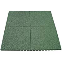 Jardin202 - Loseta de Caucho Verde - 43 mm 1x1m