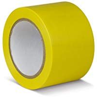 Suelo Marcar cinta adhesiva est&aacute;ndar amarillo, KMSG07533