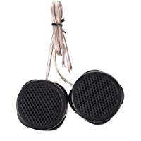 SODIAL(R) 2 x 97dB 500W Tweeter de cupula negro para el sistema de audio del coche