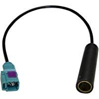 AERZETIX Fakra C1414 - Adaptador para Antena de Radio de Coche (DIN, Hembra), Color Negro