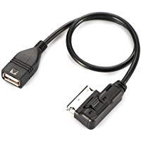 ONEVER AMI MMI MDI para USB Cables Audio Femenino de Sincronizaci&uml;n de Datos Adaptador de Carga para Audi A3 A4L A6L A5 A8 Q7 Q3 Q5