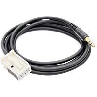 SODIAL Adaptador MP3 3.5mm Audio AUX Cable para Coche Peugeot 307 308 408 407 507 Sega Triumph Citroen C5 C2 RD4