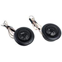 Estereo Altavoces - SODIAL(R)2 piezas Duro Dome Coche Estereo Altavoces Alta Tweeters de Cupula para Coches, Negro