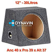 Caja ac&uacute;stica universal para subwoofer de 8" (200mm), 10" (250mm), 12" (300mm), 15" (380mm), 18" (450mm) (12", Gris Oscuro)