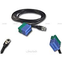Cable auxiliar jack hembra Visteon para Fiat Bravo desde 2007, entrada de audio para MP3 o smartphone, longitud de 150&nbsp;cm