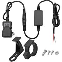 Vosarea USB Cargador de Moto Manillar Retrovisor Impermeable Doble Puertos 3.1&nbsp;a Adaptador de Toma de Carga r&aacute;pida con Interruptor para Scooter de Moto Triciclo y Otros veh&iacute;culos