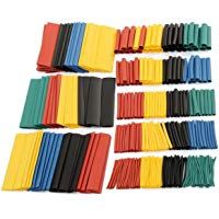 SOLOOP Conjunto de 328 Piezas de Poliolefina Tubo Termorretr&aacute;ctil 2:1 Libre de Hal&oacute;geno Tubo Sleeving 8 Tama&ntilde;o