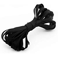5 metros de longitud 16 mm Ancho de nylon trenzado Funda extensible cable del arn&eacute;s