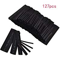 Dastrues 127Pcs Car Electrical Cable Heat Shrink Tube Tubing Wrap Sleeve 7 Sizes Assorted
