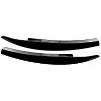 Cikuso Coche Decoraci&oacute;n de la Etiqueta Engomada de la Ceja del Faro para Scirocco GTS 2008-2017 Accesorios Styling Negro