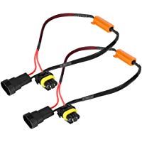 WINOMO faros delanteros de coche canbus libre de error de carga Resistencia decodificador de cable para H7&nbsp;9006&nbsp;Bombilla LED
