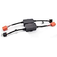 Safego 2x H7 Decodificador de Canbus Cable Antiparpadeo para Bombillas de Faros LED Cancelador de Errores a Bordo para S2 H7
