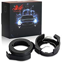 Win Power H7 Soporte para faros delanteros LED, base para bulbo de linterna con socket adaptadores, paquete de 2